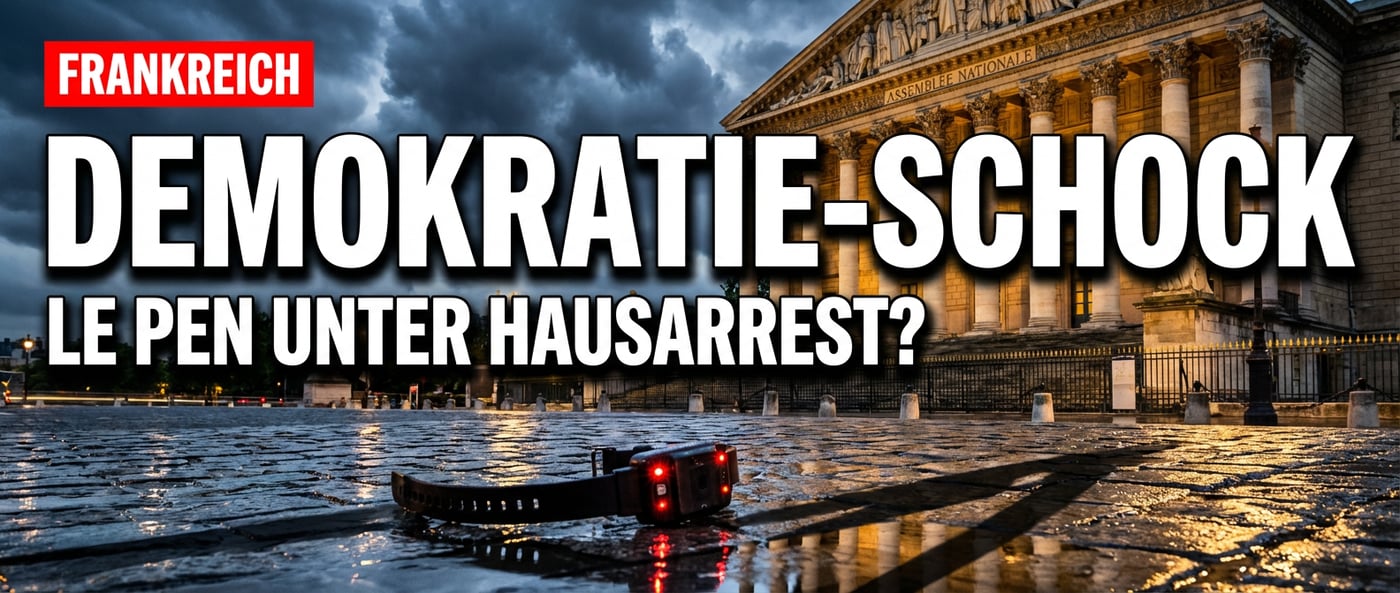 Frankreichs Demokratie am Abgrund: Le Pen verzichtet auf Kandidatur unter Hausarrest