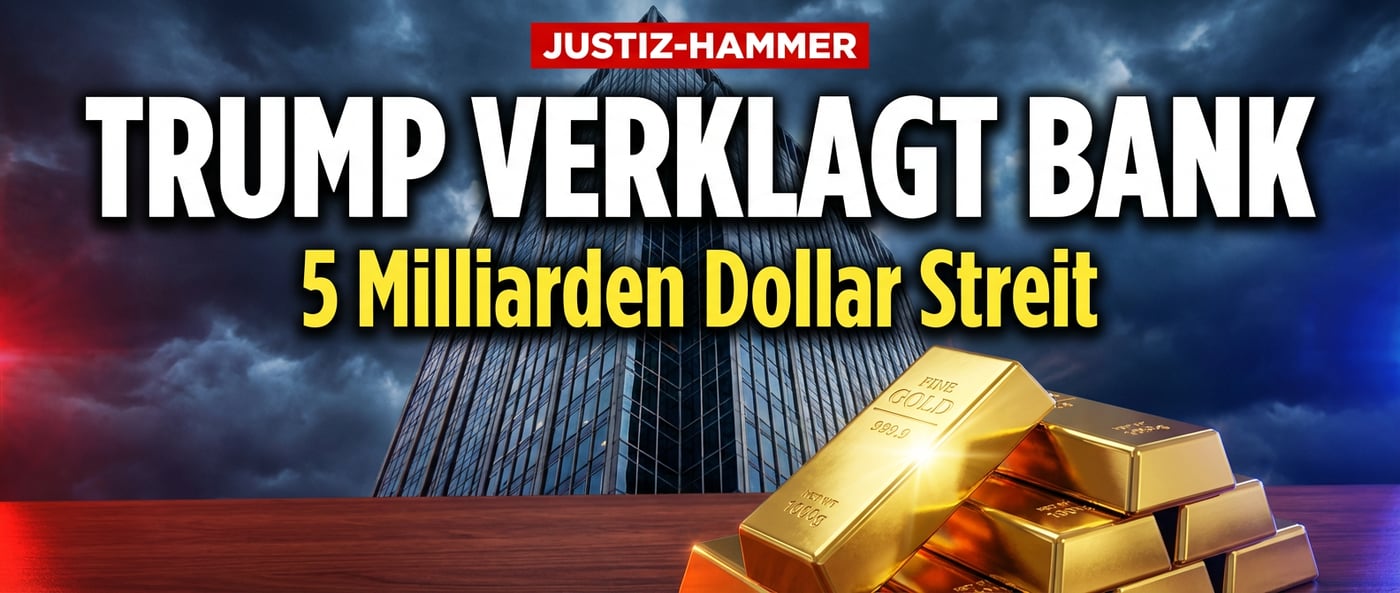 Fünf Milliarden Dollar: Trump zieht gegen Bankenriesen JPMorgan vor Gericht