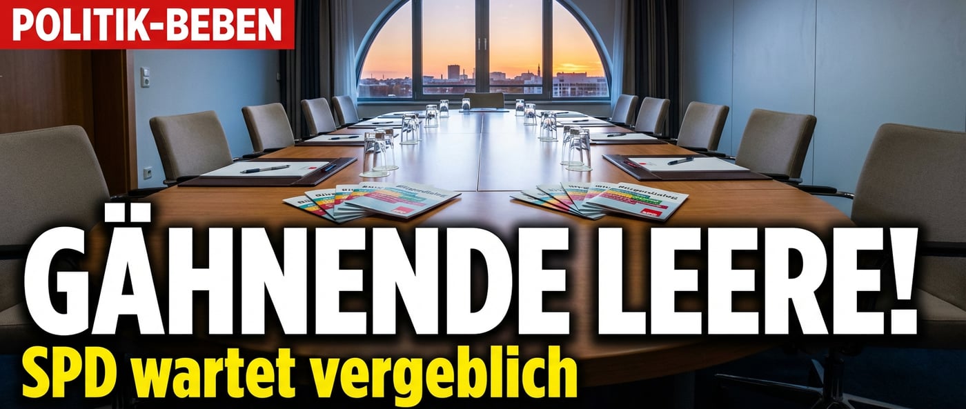 Gähnende Leere: SPD lädt zum Bürgerdialog – kein einziger Bürger erscheint