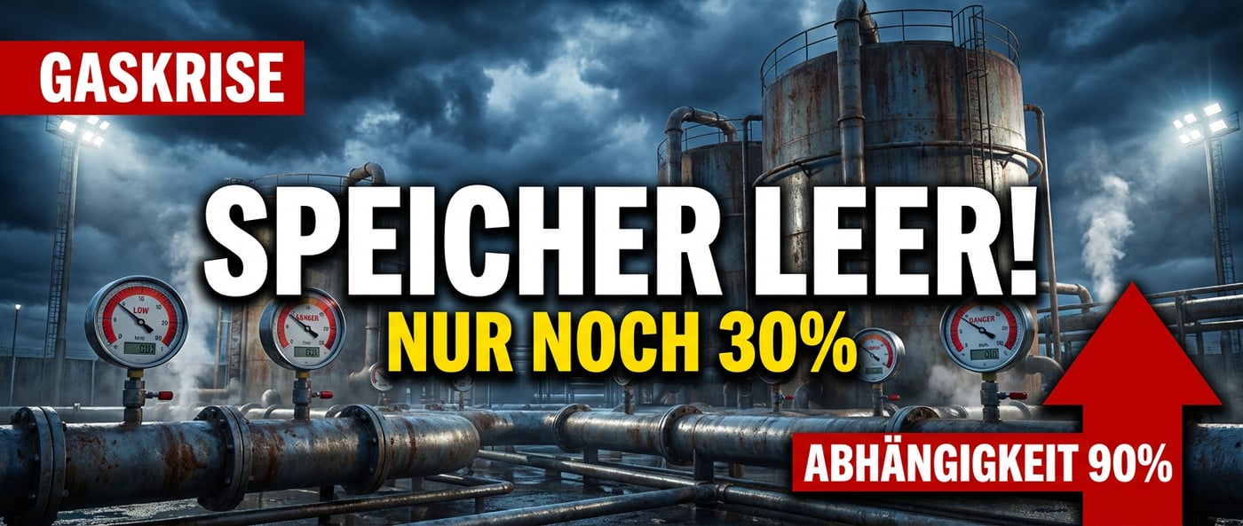 Gaskrise in Deutschland: Industrie fordert strategische Reserve – ein Offenbarungseid der Energiewende