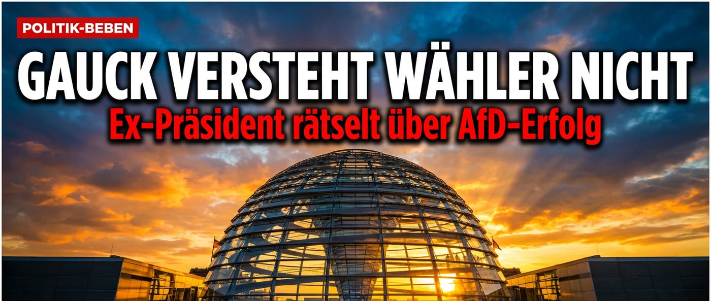 Gauck in der Sinnkrise: Der Ex-Präsident und sein rätselhaftes Unverständnis für den Wählerwillen
