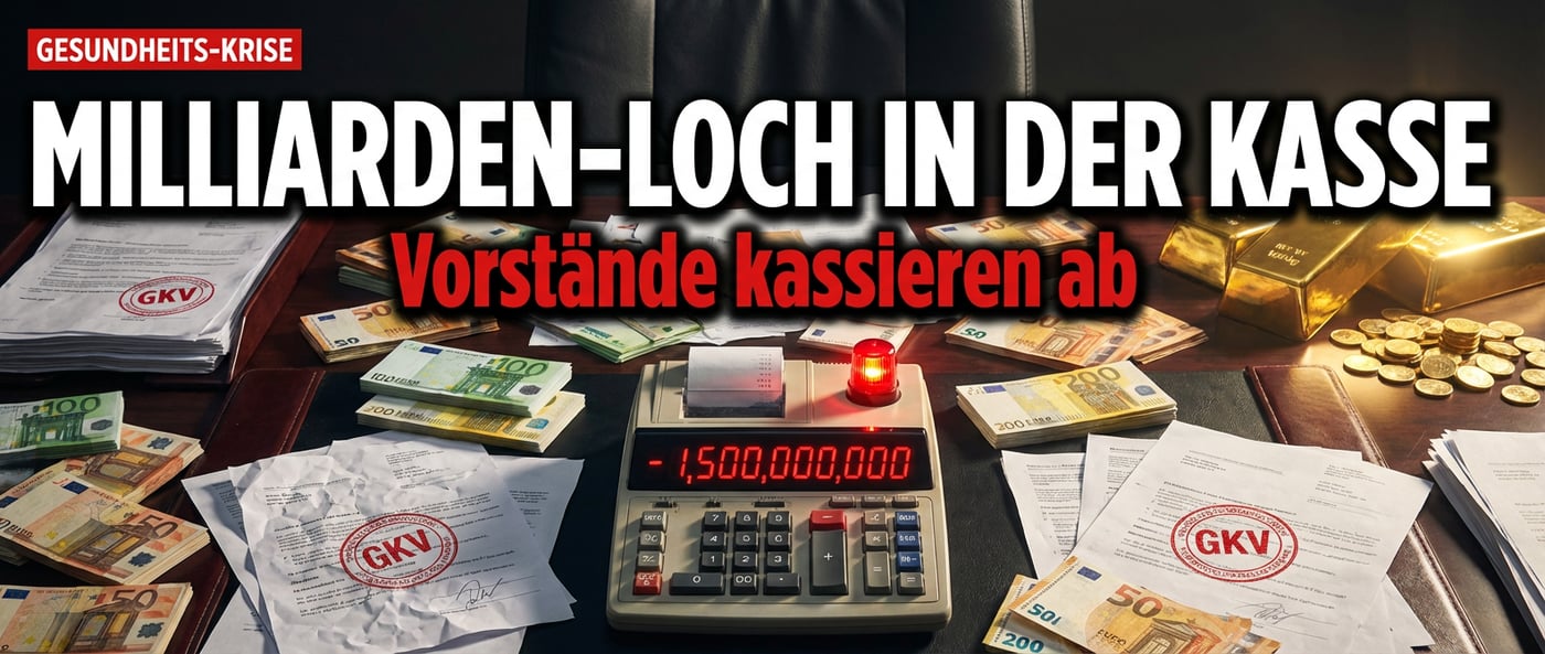 Gesundheitssystem vor dem Kollaps: Milliardenloch in der GKV – und die Kassenbosse kassieren kräftig ab