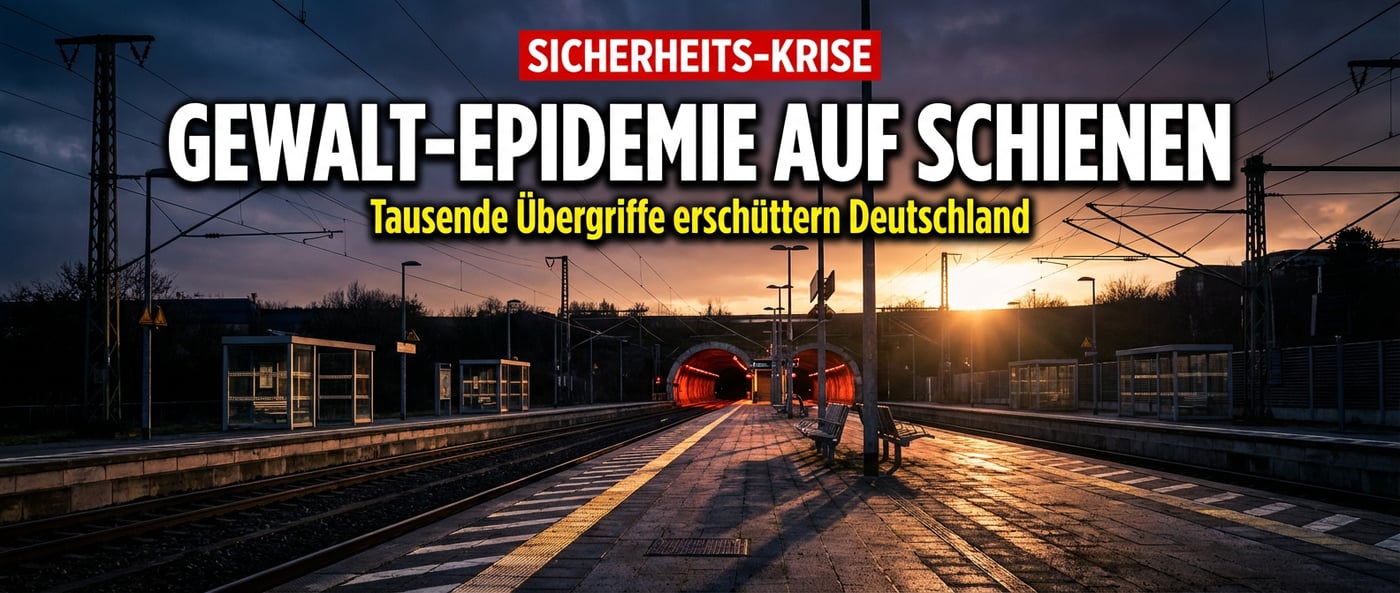 Gewalt-Epidemie auf Schienen: Tausende Übergriffe an deutschen Bahnhöfen erschüttern das Land