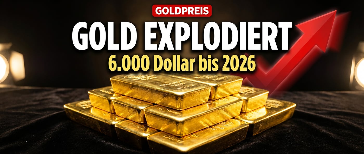 Gold auf dem Weg zu 6.000 Dollar: Warum die US-Geldpolitik den Edelmetallmarkt befeuern wird