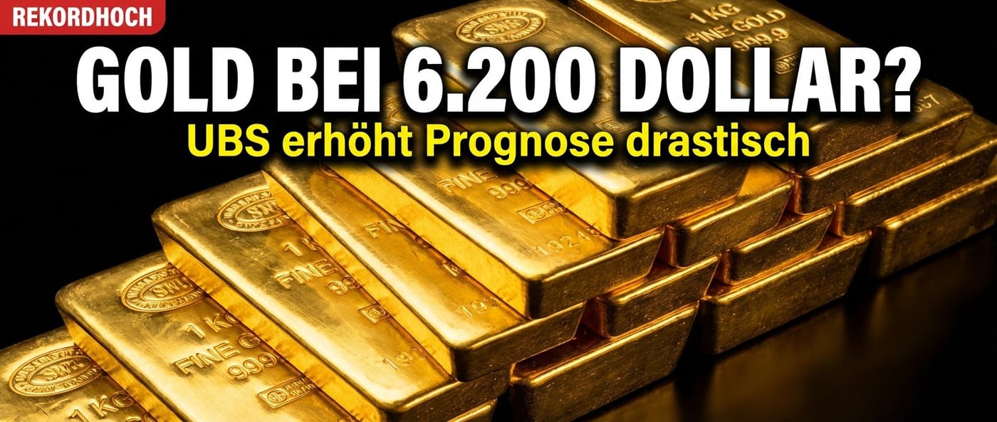 Gold auf dem Weg zu 6.200 Dollar: Warum das Edelmetall 2026 alle Rekorde brechen könnte