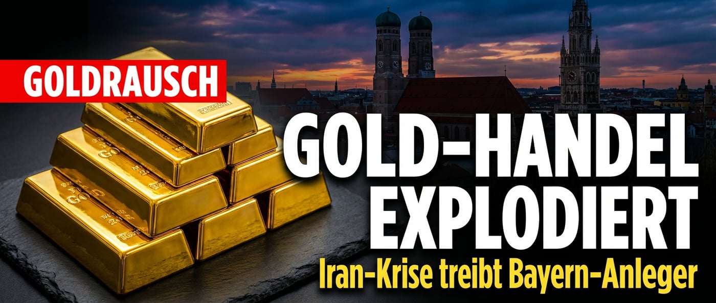Gold-Boom in Bayern: Iran-Krise lässt Edelmetall-Handel explodieren