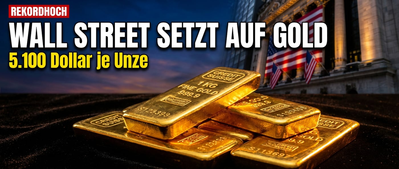 Gold trotzt Schwächephase: Wall Street setzt wieder auf das Edelmetall