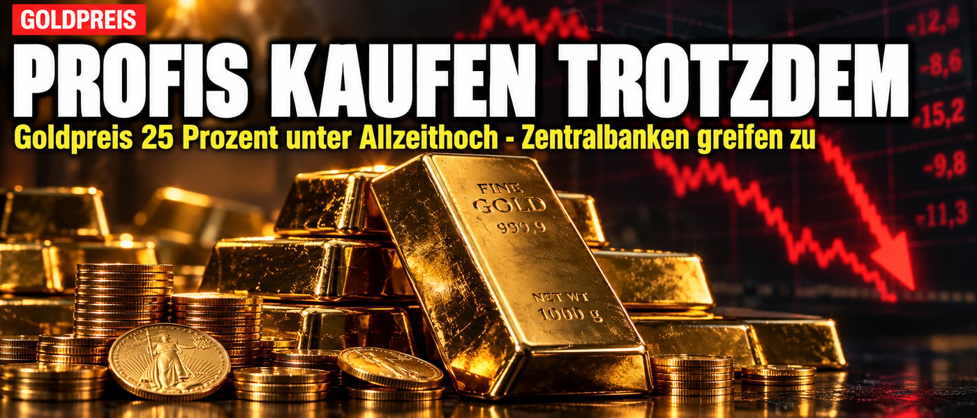 Gold unter Druck: Warum Profis trotzdem tonnenweise zugreifen
