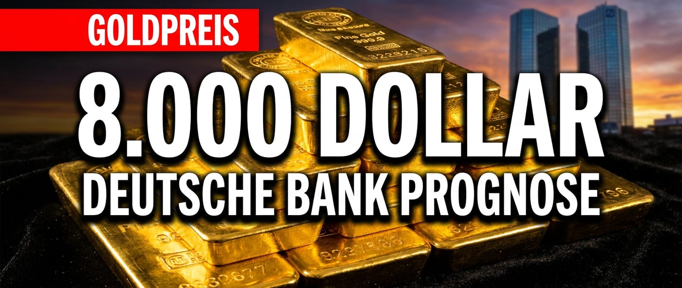 Gold vor der großen Neubewertung: Deutsche Bank wagt 8.000-Dollar-Prognose