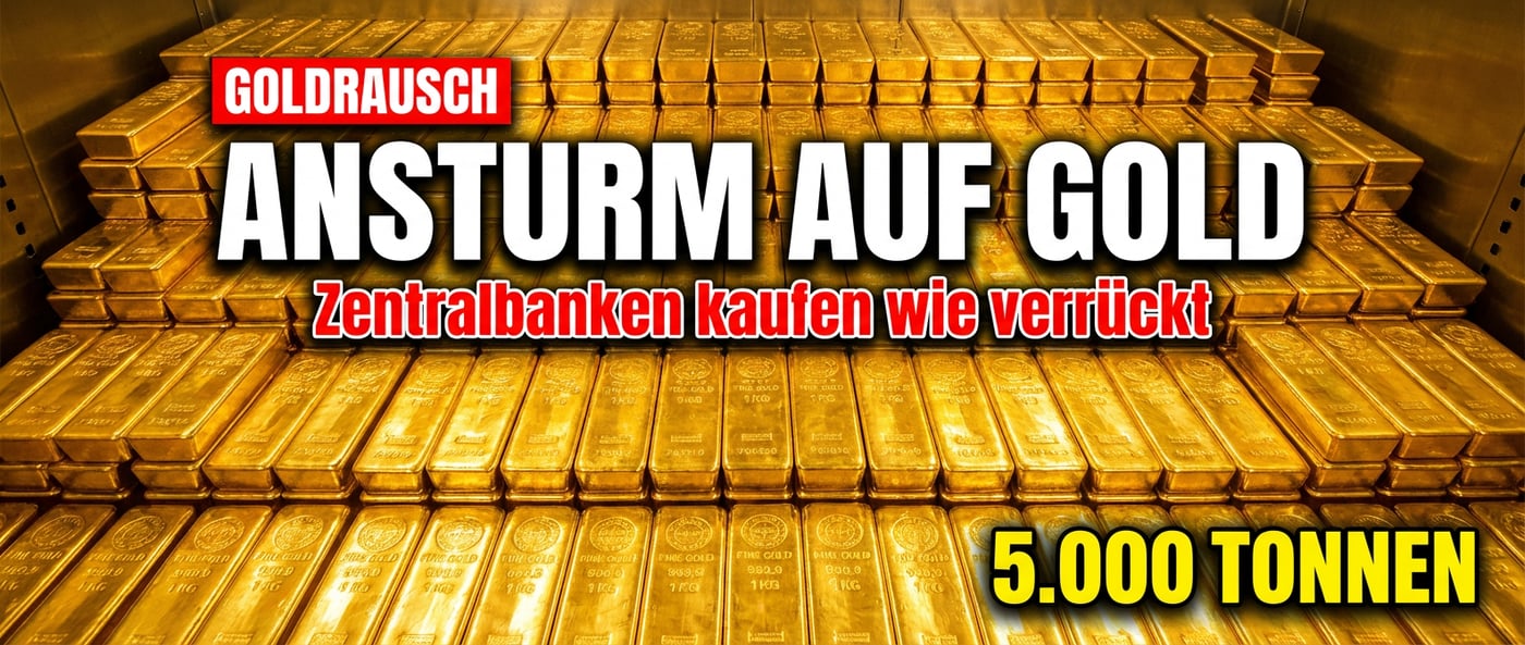 Goldmarkt im Ausnahmezustand: Zentralbanken und Anleger reißen sich um das Edelmetall