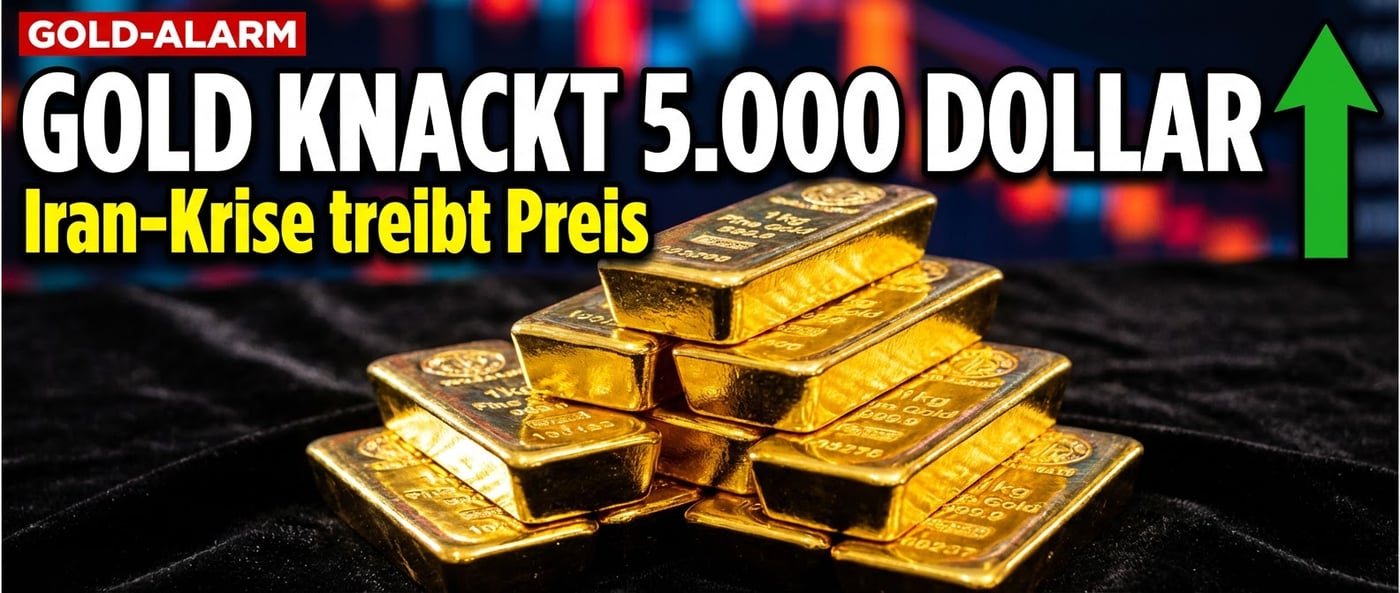 Goldpreis im Spannungsfeld: Iran-Eskalation und Fed-Zögern treiben Anleger in den sicheren Hafen