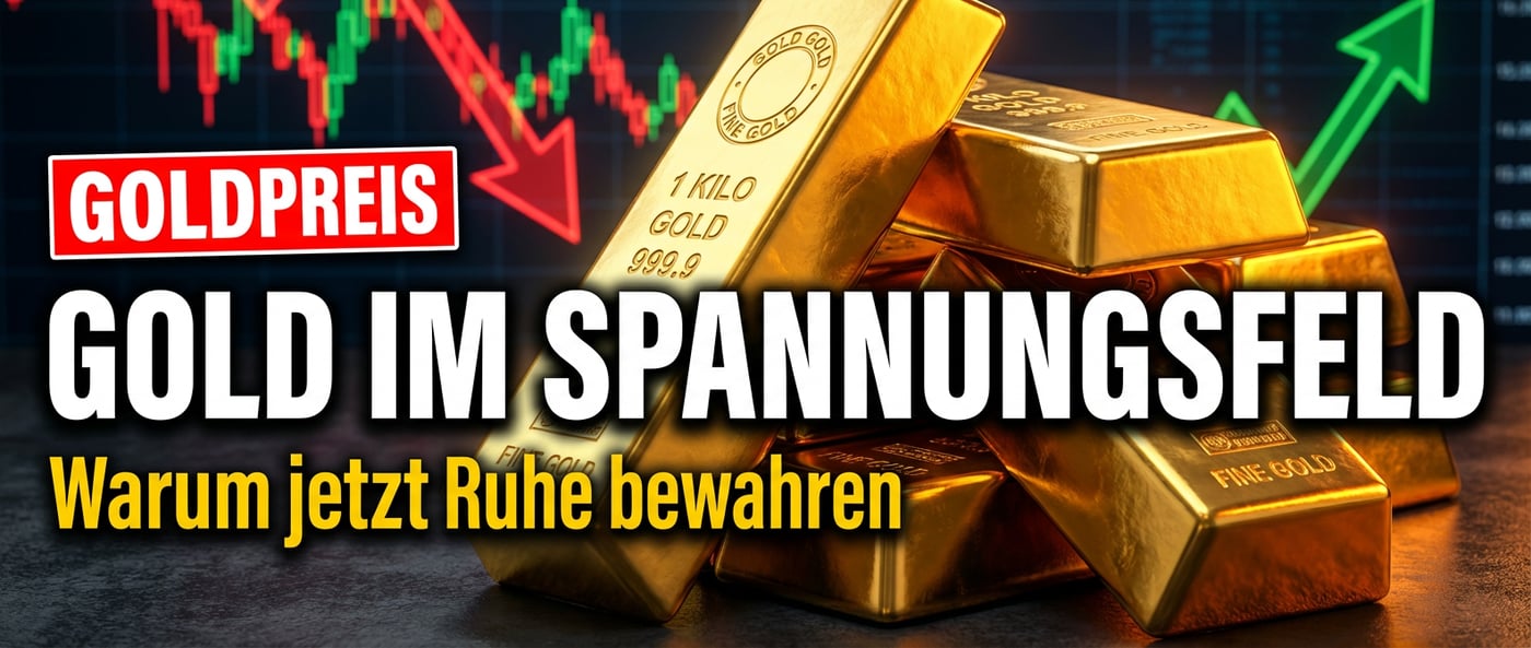 Goldpreis im Spannungsfeld: Warum kluge Anleger jetzt die Nerven behalten sollten