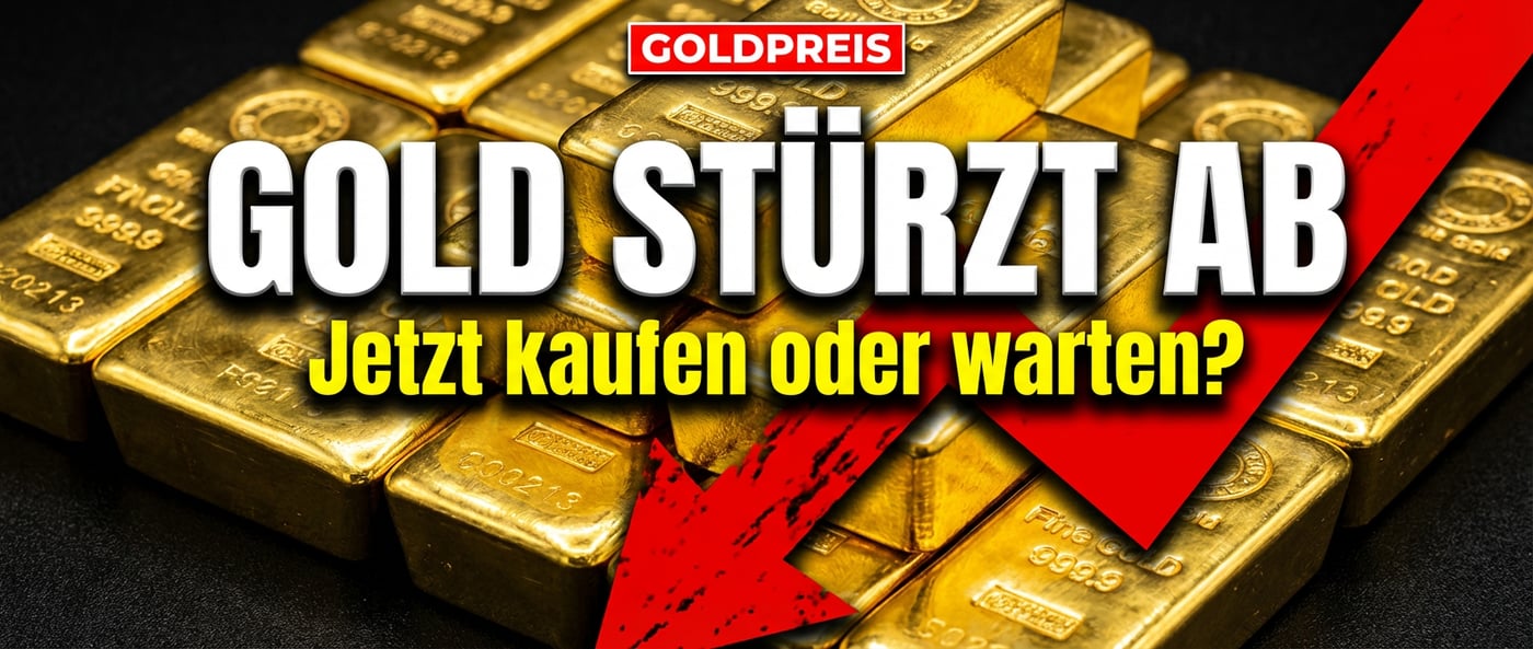 Goldpreis stürzt ab: Warum der vermeintliche Crash in Wahrheit eine Kaufgelegenheit sein könnte