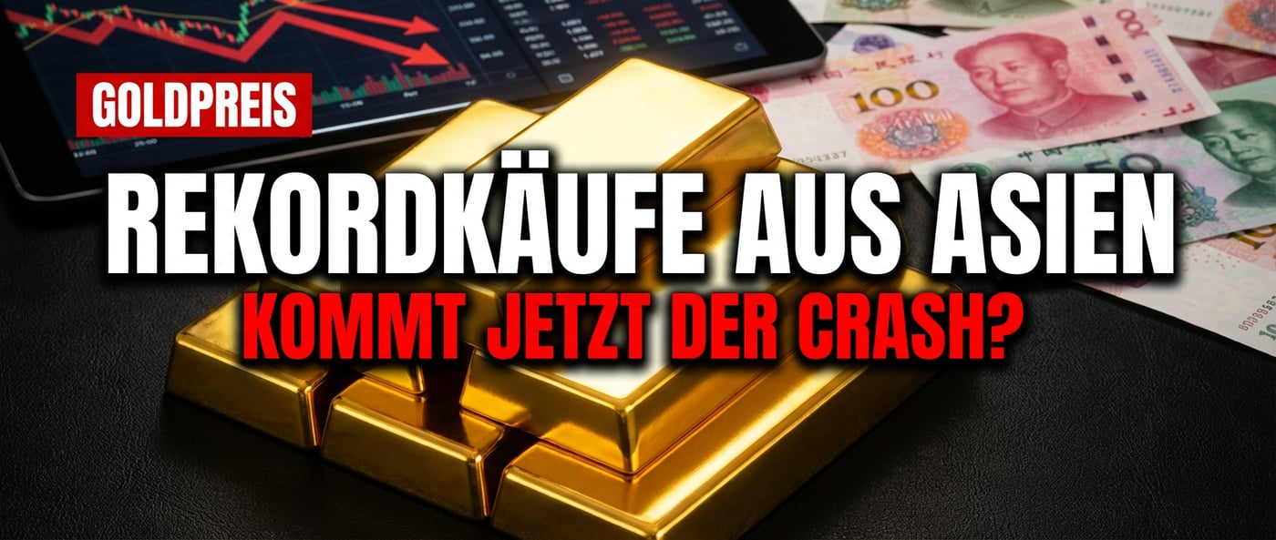Goldpreis unter Druck: Asiatische Rekordkäufe als Vorbote einer Korrektur?