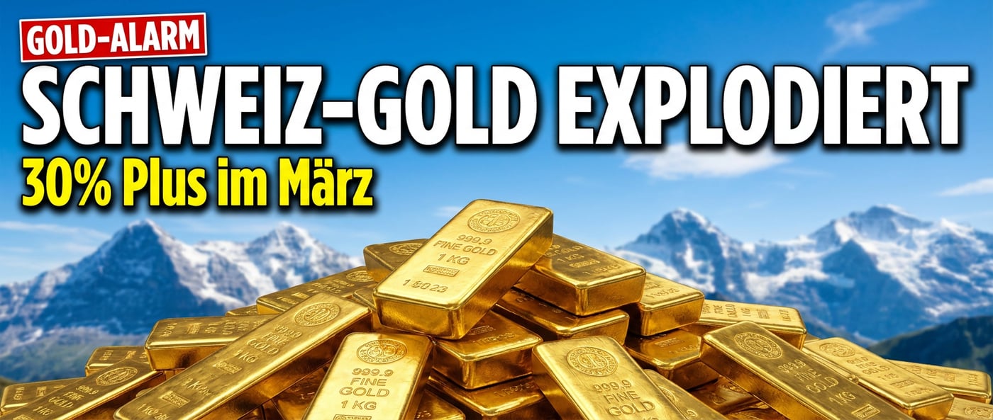 Goldströme der Schweiz explodieren: 30 Prozent Plus im März – die Eidgenossen werden zum Nadelöhr der Weltwirtschaft