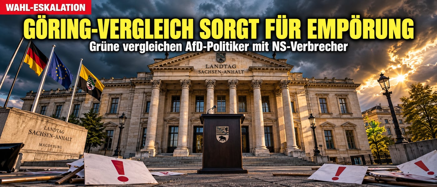 Göring-Keule gegen AfD-Mann: Grünen-Frontfrau eskaliert in Magdeburg