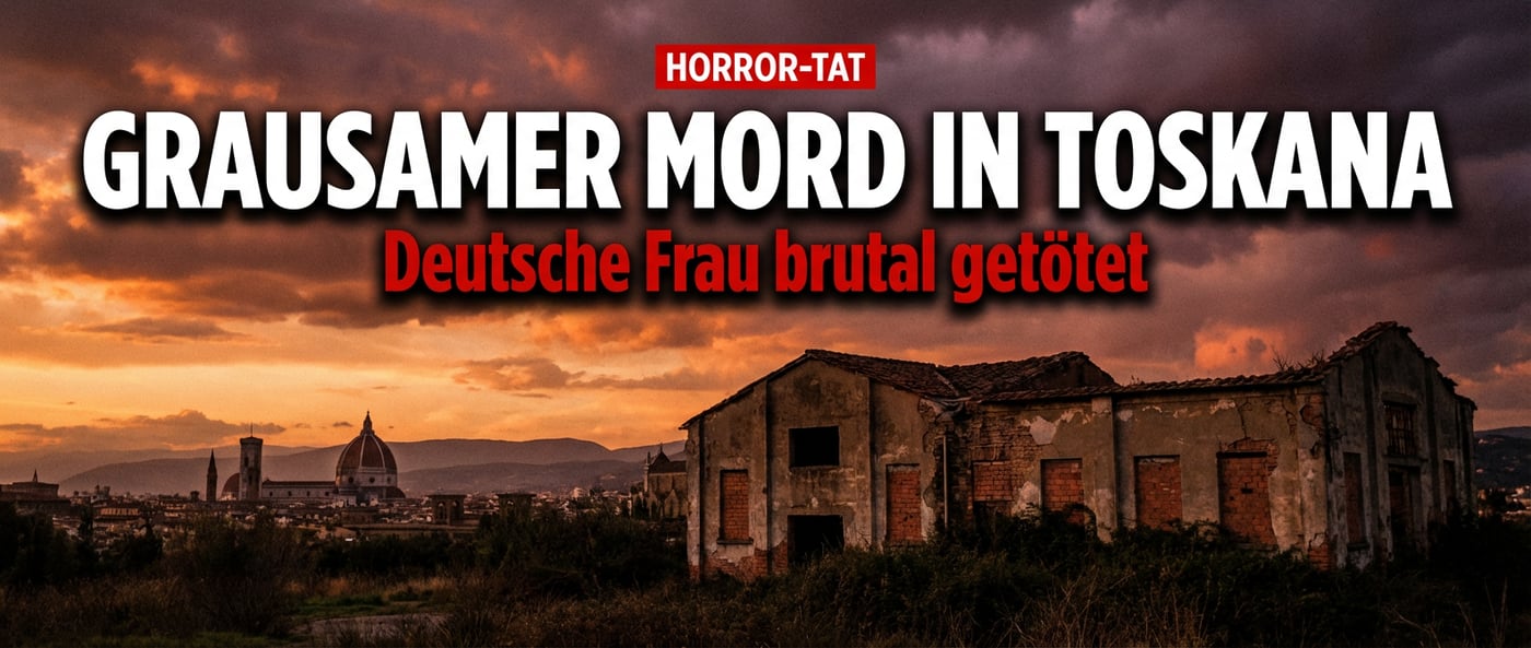 Grausamer Mord nahe Florenz: Deutsche Frau von Nordafrikaner enthauptet und zerstückelt
