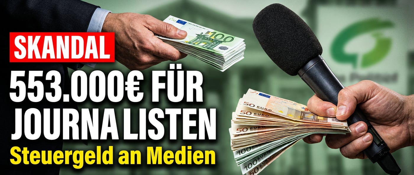 Grüne Landesregierung: Über eine halbe Million Euro Steuergeld für Journalisten