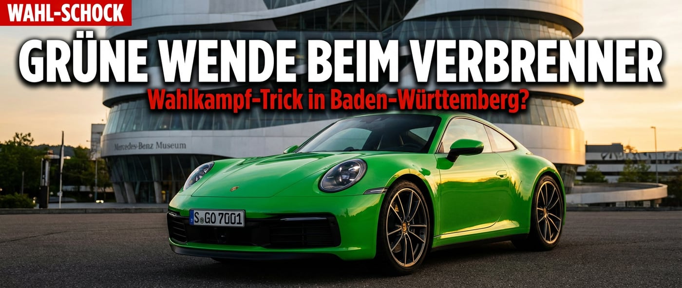 Grüner Etikettenschwindel: Özdemirs Partei entdeckt kurz vor der Wahl plötzlich ihre Liebe zum Verbrenner