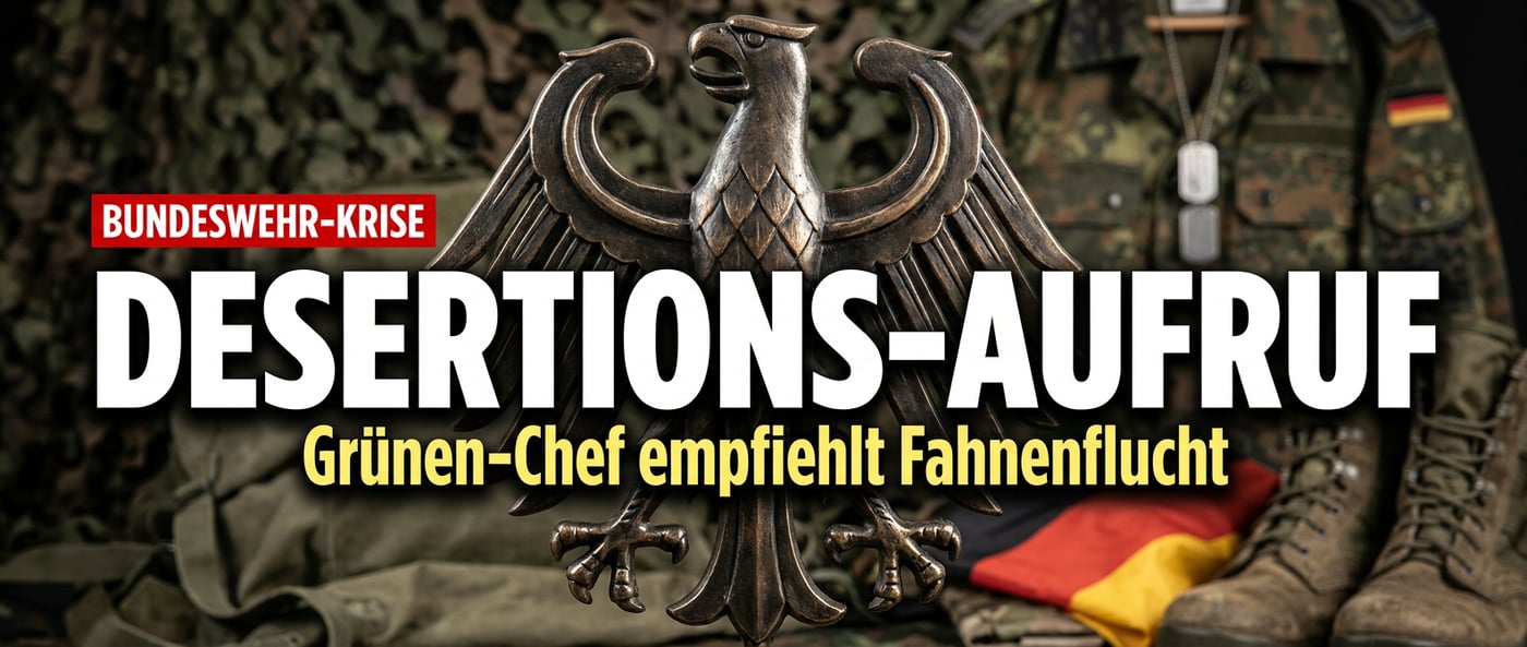Grüner Parteichef ruft zur Fahnenflucht auf: Banaszaks gefährliches Spiel mit der Bundeswehr