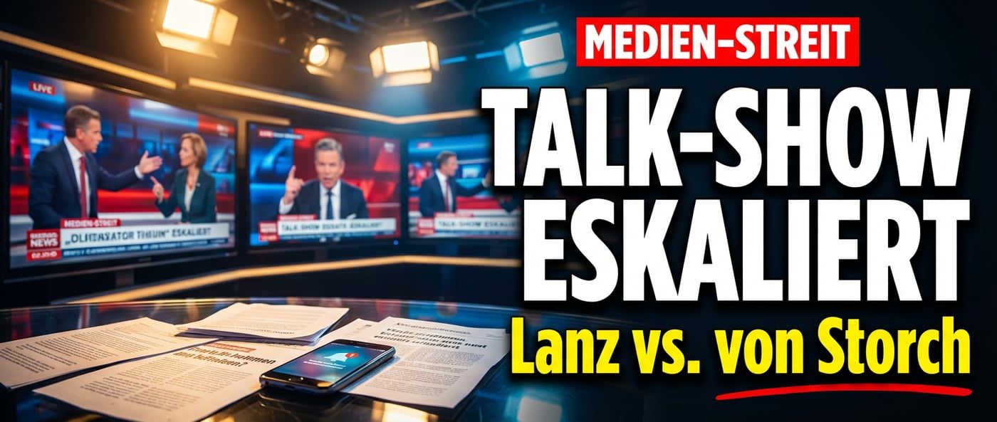 Günther-Debatte eskaliert: Lanz und von Storch liefern sich heftigen Schlagabtausch über Pressefreiheit