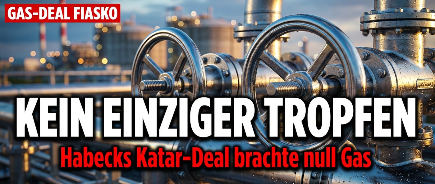 Habecks Katar-Deal entpuppt sich als heiße Luft: Keine einzige Gaslieferung nach Deutschland