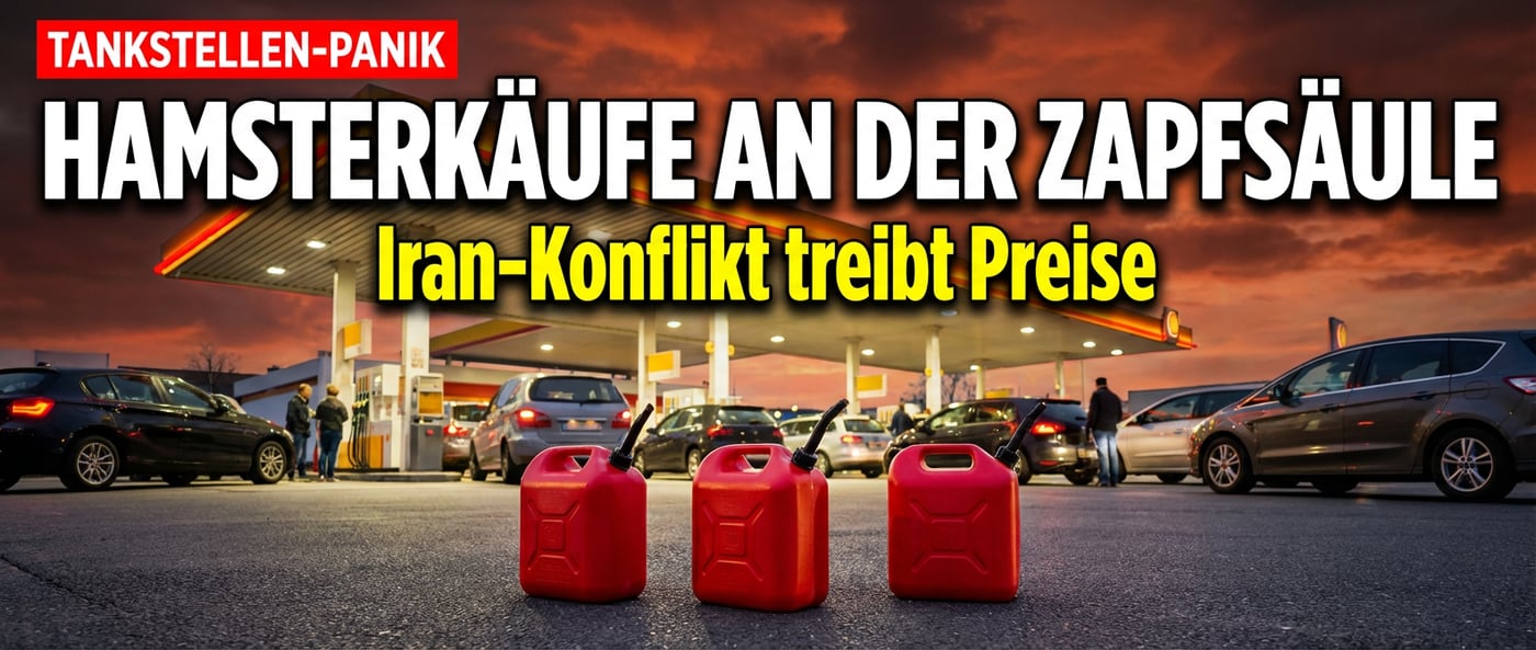 Hamsterkäufe an der Zapfsäule: Iran-Eskalation treibt Deutsche in Panik