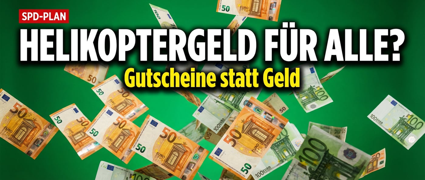 Helikoptergeld mit grünem Anstrich: SPD will „Energiewende-Gutscheine" verteilen