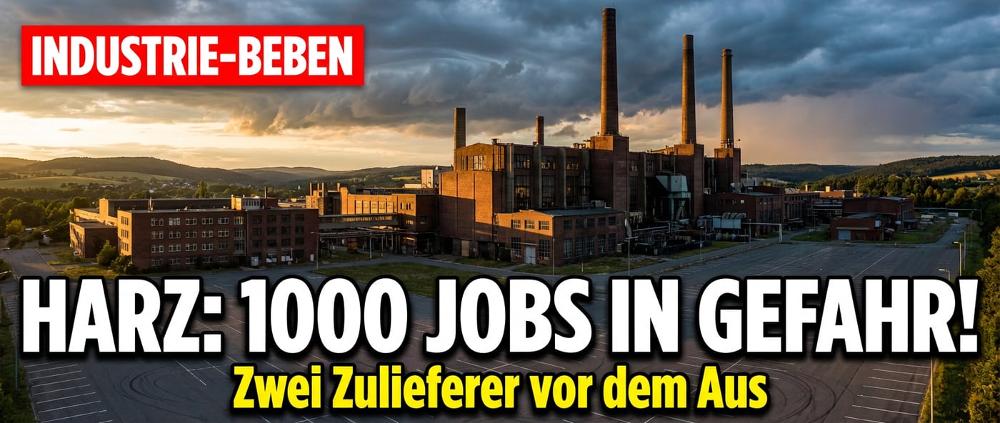 Industrie-Beben im Harz: Zwei Zulieferer vor dem Aus – über 1000 Arbeitsplätze stehen auf der Kippe