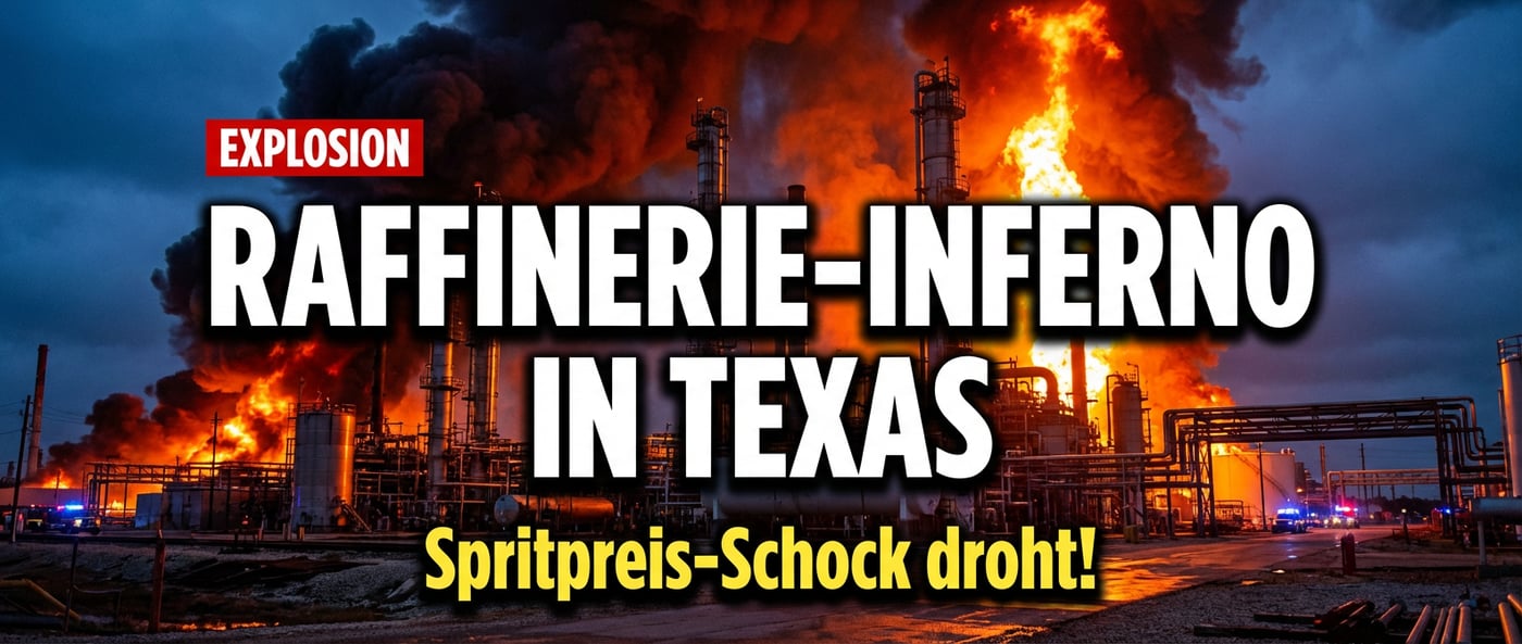 Inferno in Texas: Explosion in Mega-Raffinerie bedroht Amerikas Treibstoffversorgung