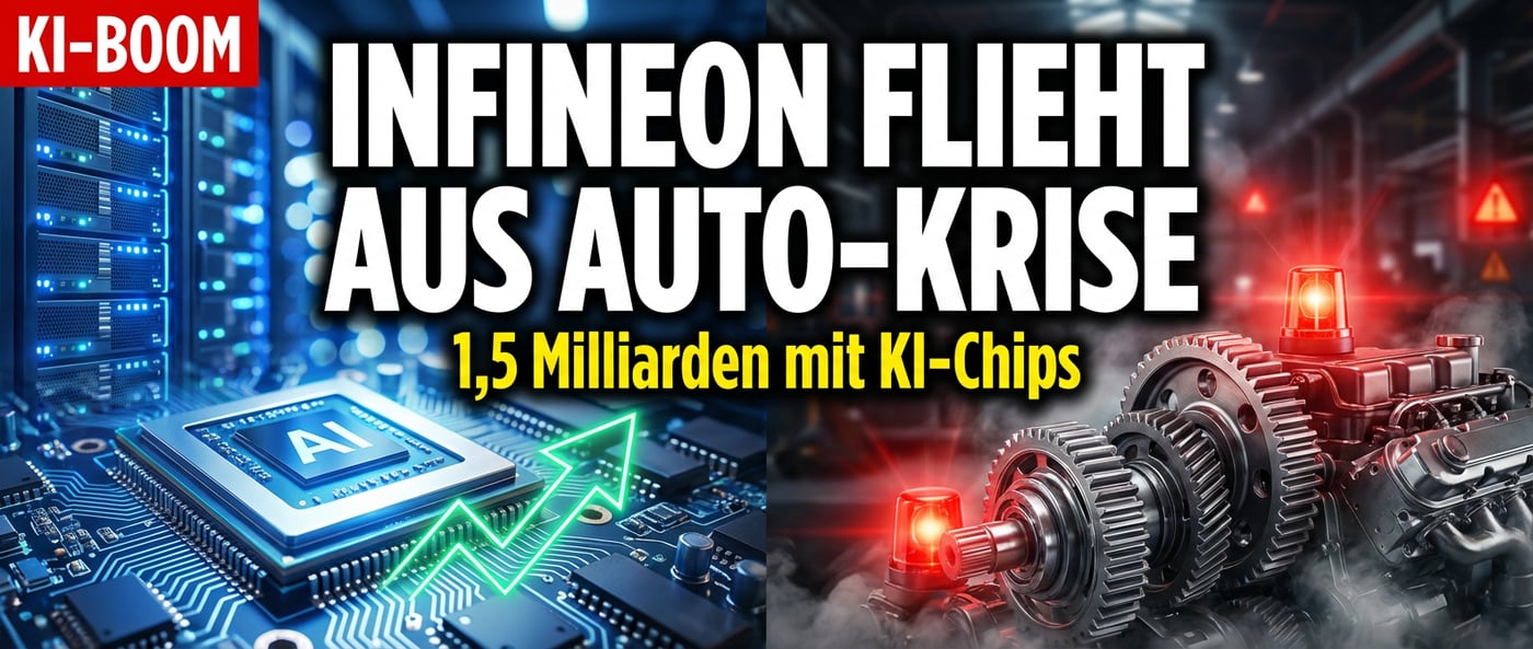 Infineon setzt auf KI-Boom: Deutscher Chipriese flüchtet aus dem Automobildesaster