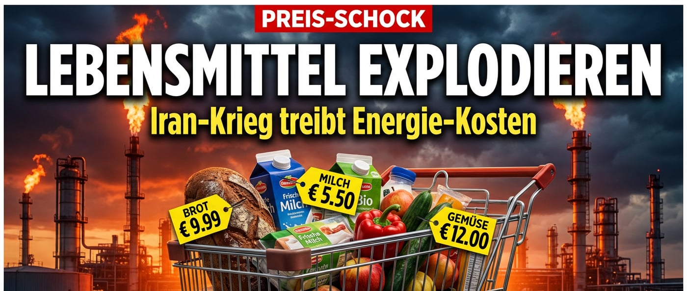 Iran-Krieg treibt Energiepreise: Droht Deutschland eine neue Welle der Lebensmittelverteuerung?