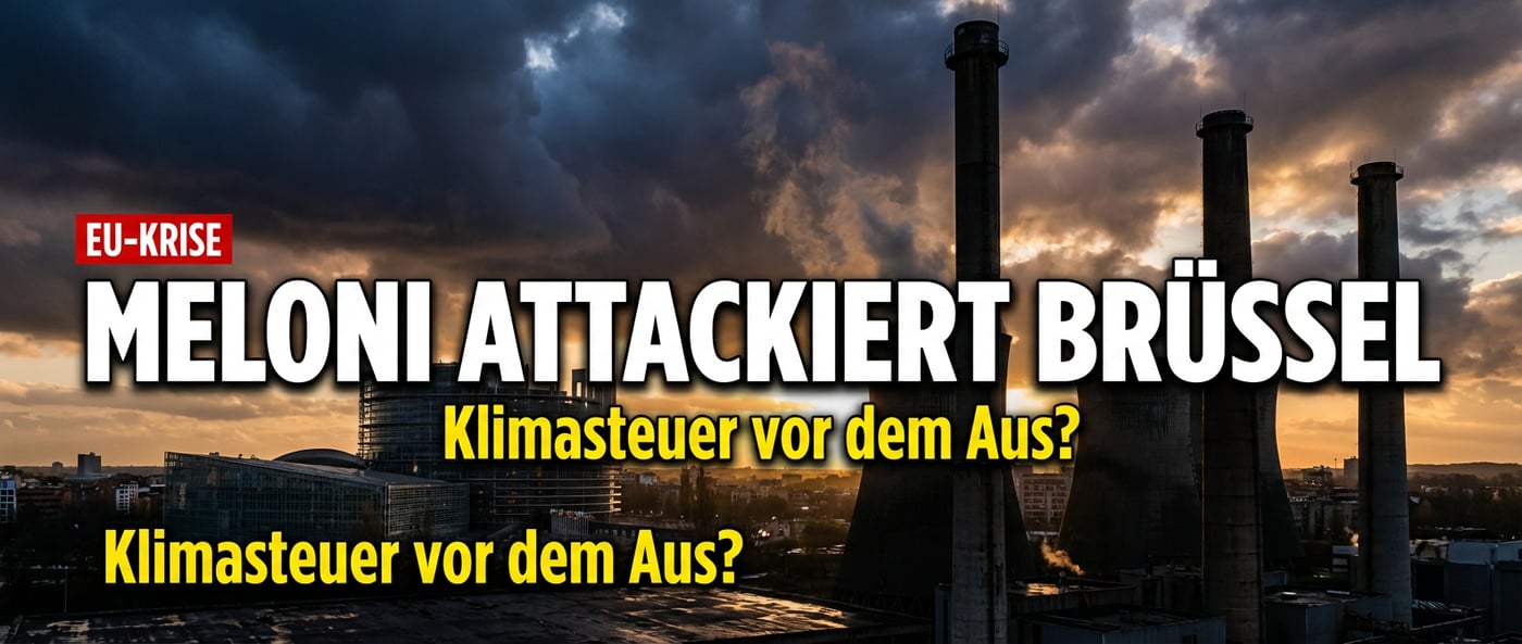 Italiens Frontalangriff auf die EU-Klimasteuer: Meloni rüttelt am Fundament der Brüsseler Öko-Bürokratie