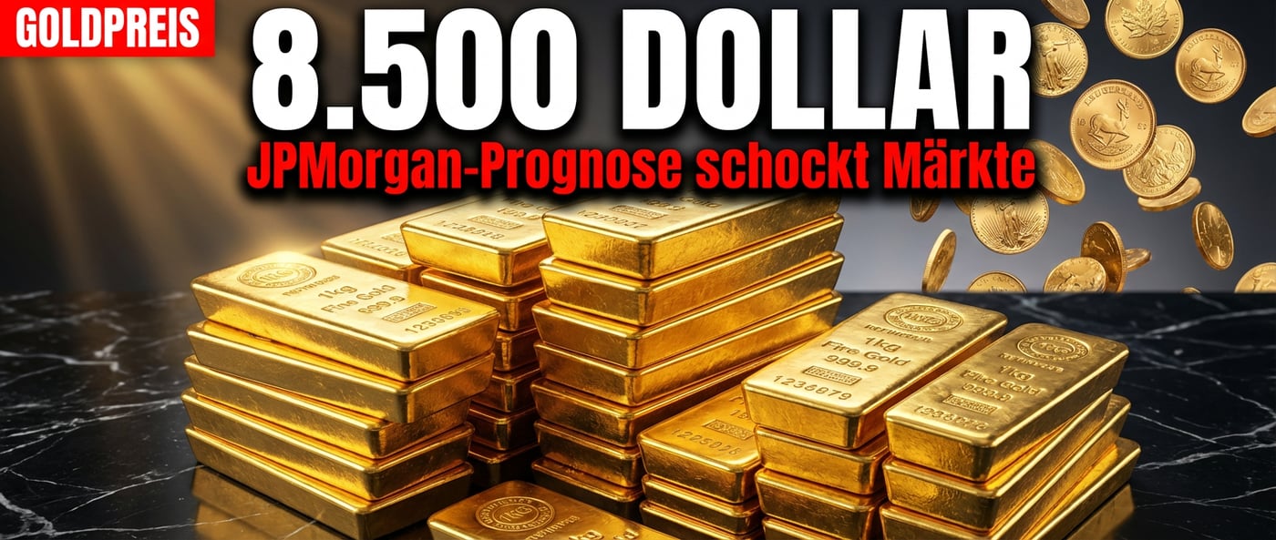 JPMorgan prophezeit Gold bei 8.500 Dollar – Struktureller Wandel statt Strohfeuer