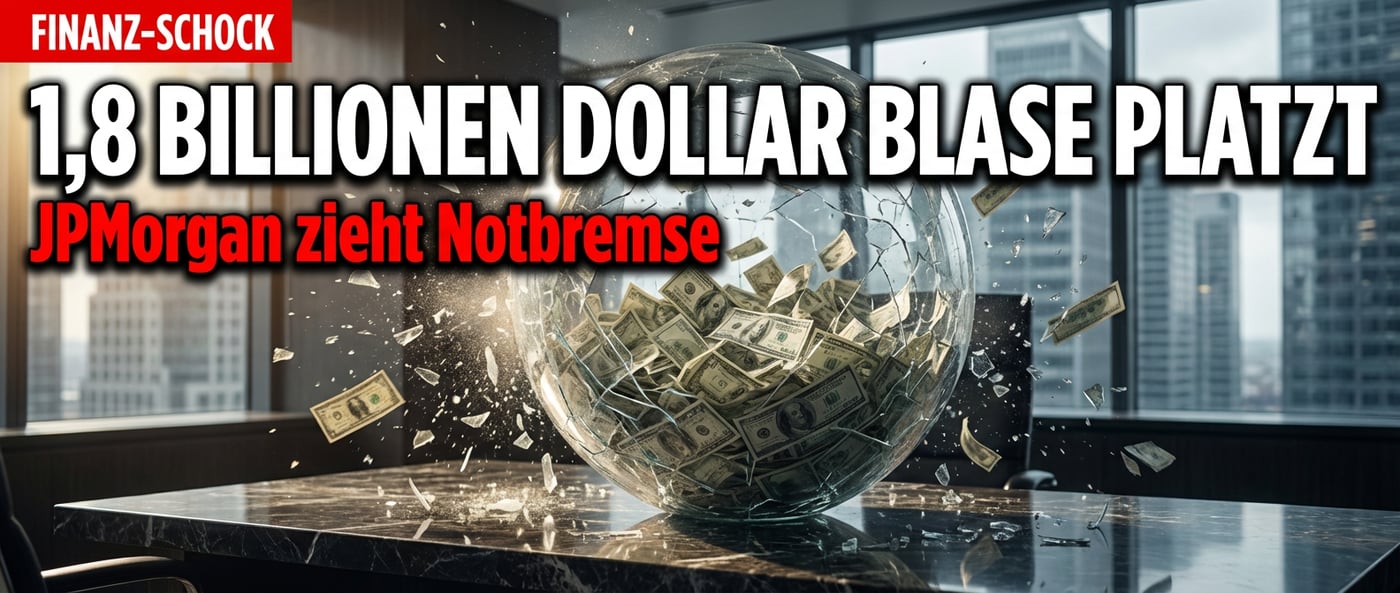 JPMorgan zieht die Notbremse: Die 1,8-Billionen-Dollar-Blase im Private Credit platzt