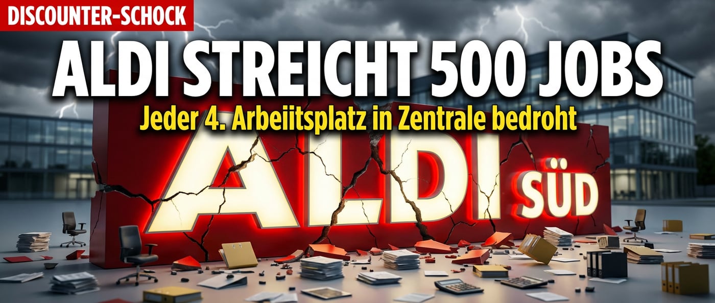 Kahlschlag bei Aldi Süd: Discounter-Riese streicht hunderte Arbeitsplätze in der Zentrale