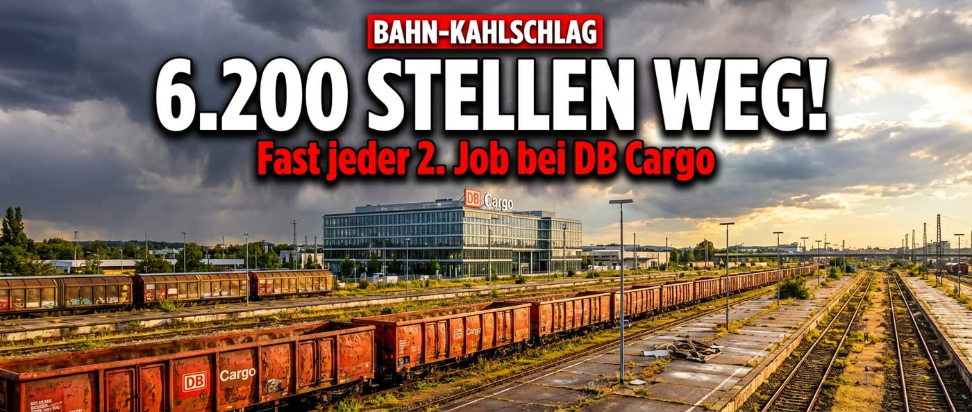 Kahlschlag bei DB Cargo: Brüssel segnet Massenentlassungen ab
