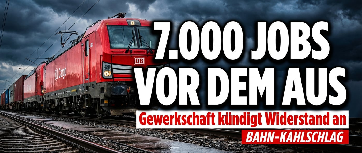 Kahlschlag bei DB Cargo: Fast 7.000 Arbeitsplätze auf der Kippe – und die Gewerkschaft bläst zum Angriff