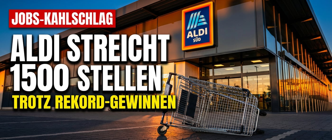 Kahlschlag beim Discounter: Aldi Süd streicht über 1000 Arbeitsplätze – trotz dicker Gewinne