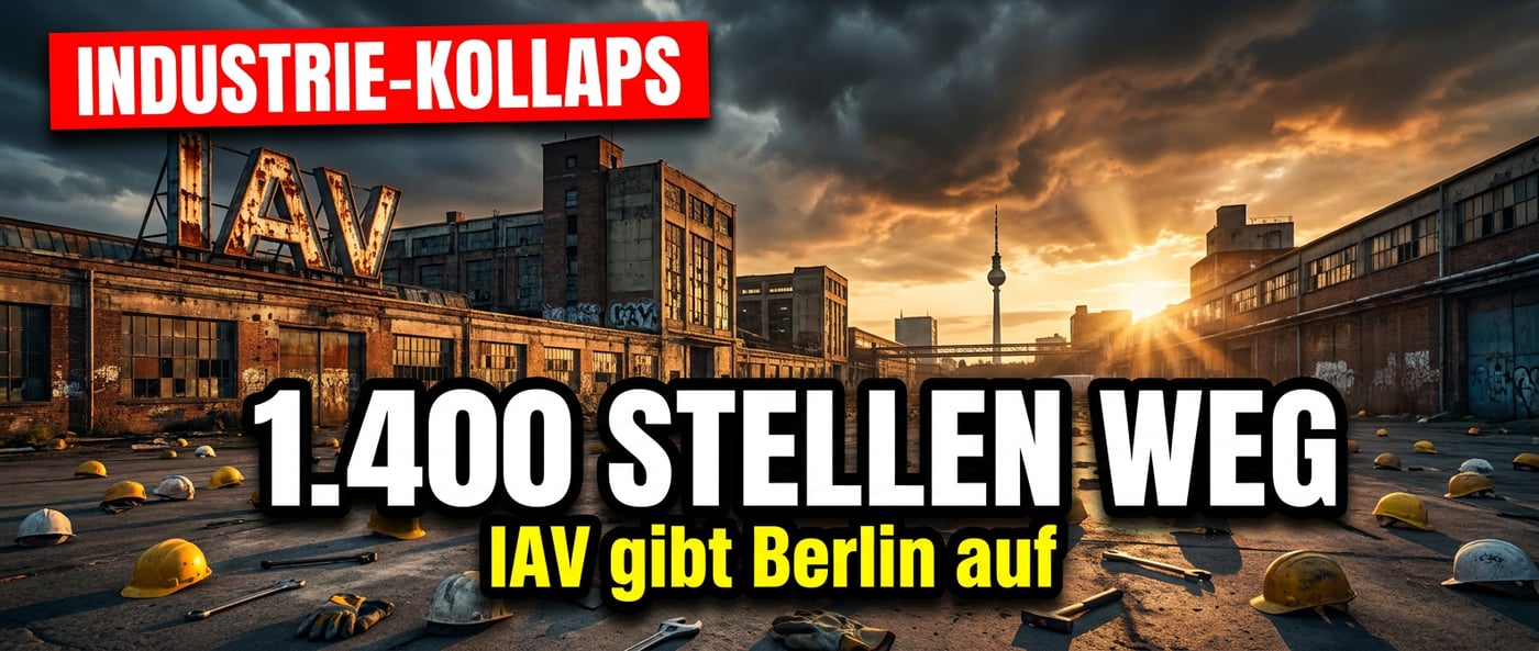 Kahlschlag in Berlin: Autozulieferer IAV streicht 1.400 Stellen – das nächste Opfer der deutschen Industriedämmerung