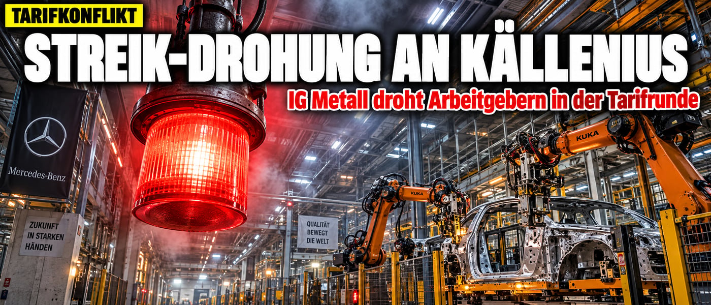 Kampfansage an Källenius: IG Metall droht mit Streiks in der Industrie!