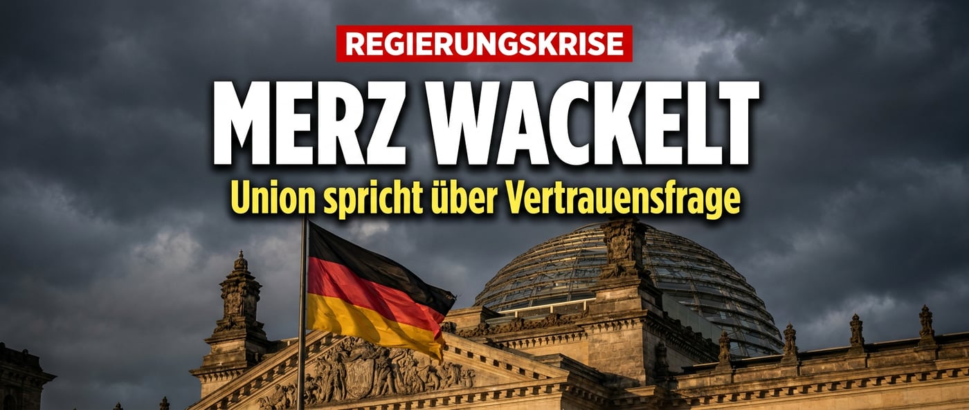 Kanzlerdämmerung im Kanzleramt: In der Union kursiert bereits das Wort Vertrauensfrage