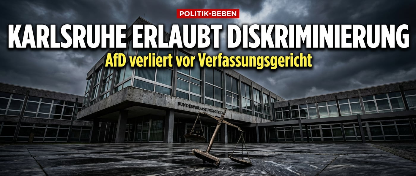 Karlsruher Richter erteilen Freibrief zur Diskriminierung der AfD