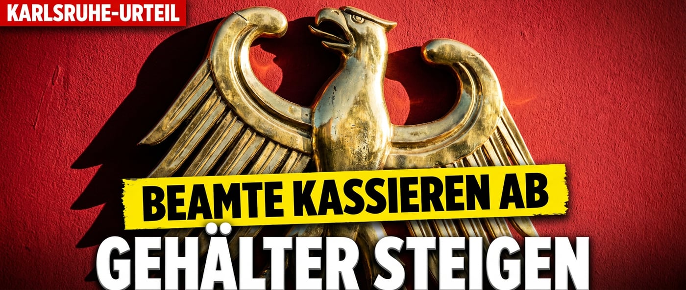Karlsruher Urteil: Beamte kassieren Gehaltsplus – während Deutschland wirtschaftlich abstürzt