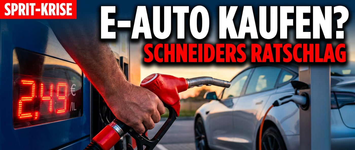 „Kaufen Sie doch ein E-Auto!" – Schneiders zynischer Ratschlag an geplagte Autofahrer