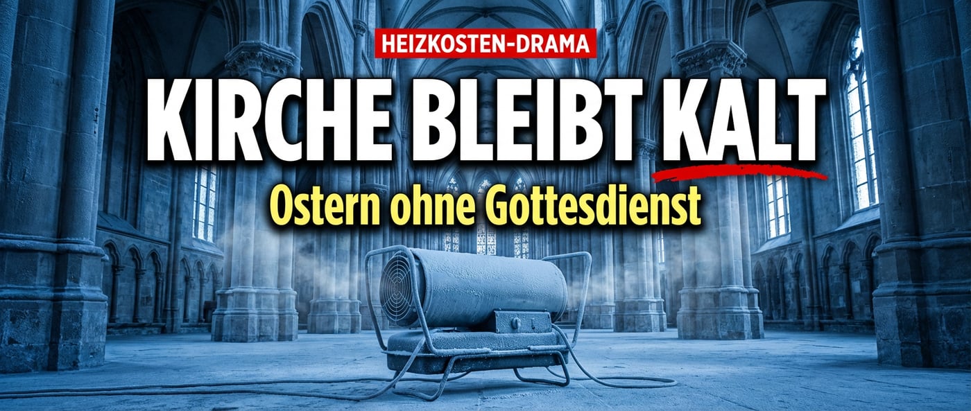 Kirche kapituliert vor Heizkostenwahnsinn: Ostergottesdienste in Chemnitz abgesagt