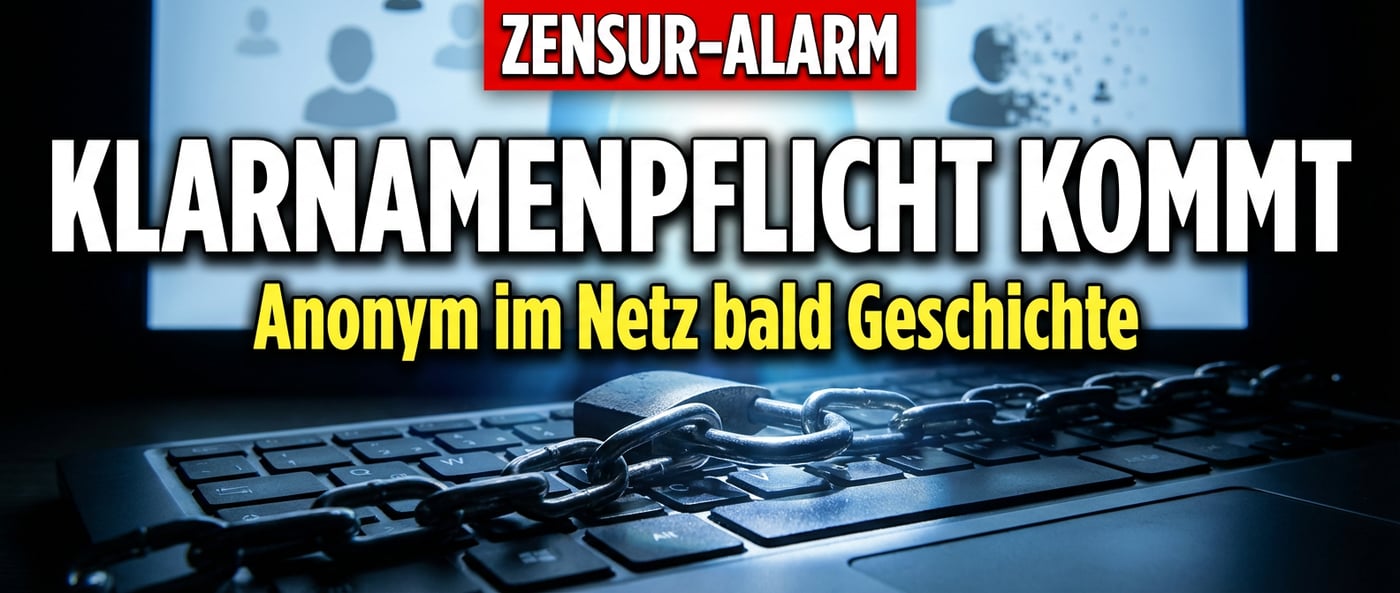 Klarnamenpflicht im Netz: Der Frontalangriff auf die Meinungsfreiheit