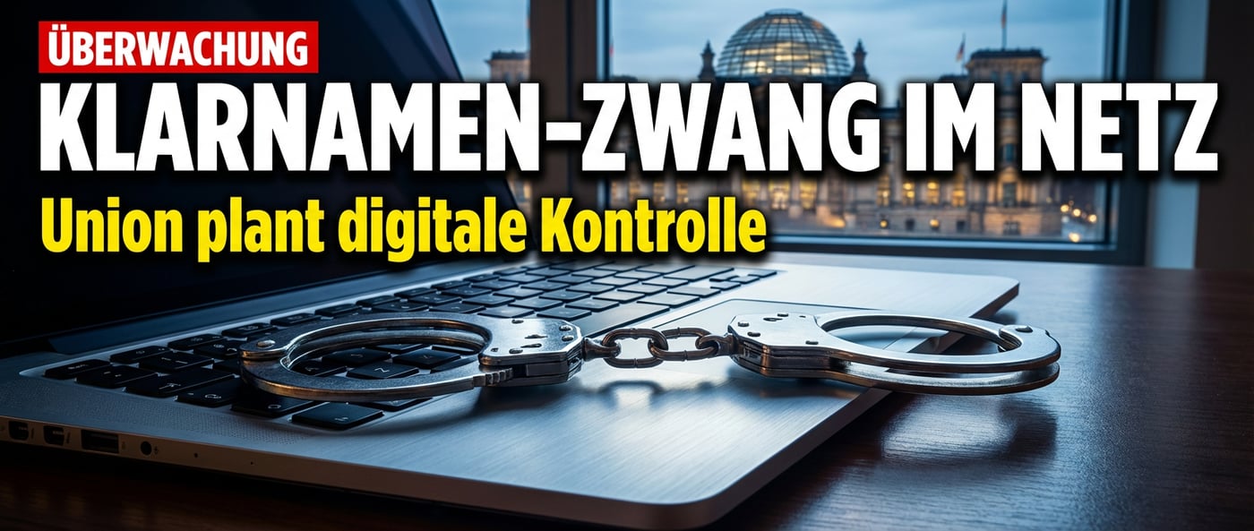 Klarnamenpflicht im Netz: Wie die Union einen Einzelfall zum Vorwand für den digitalen Überwachungsstaat nutzt