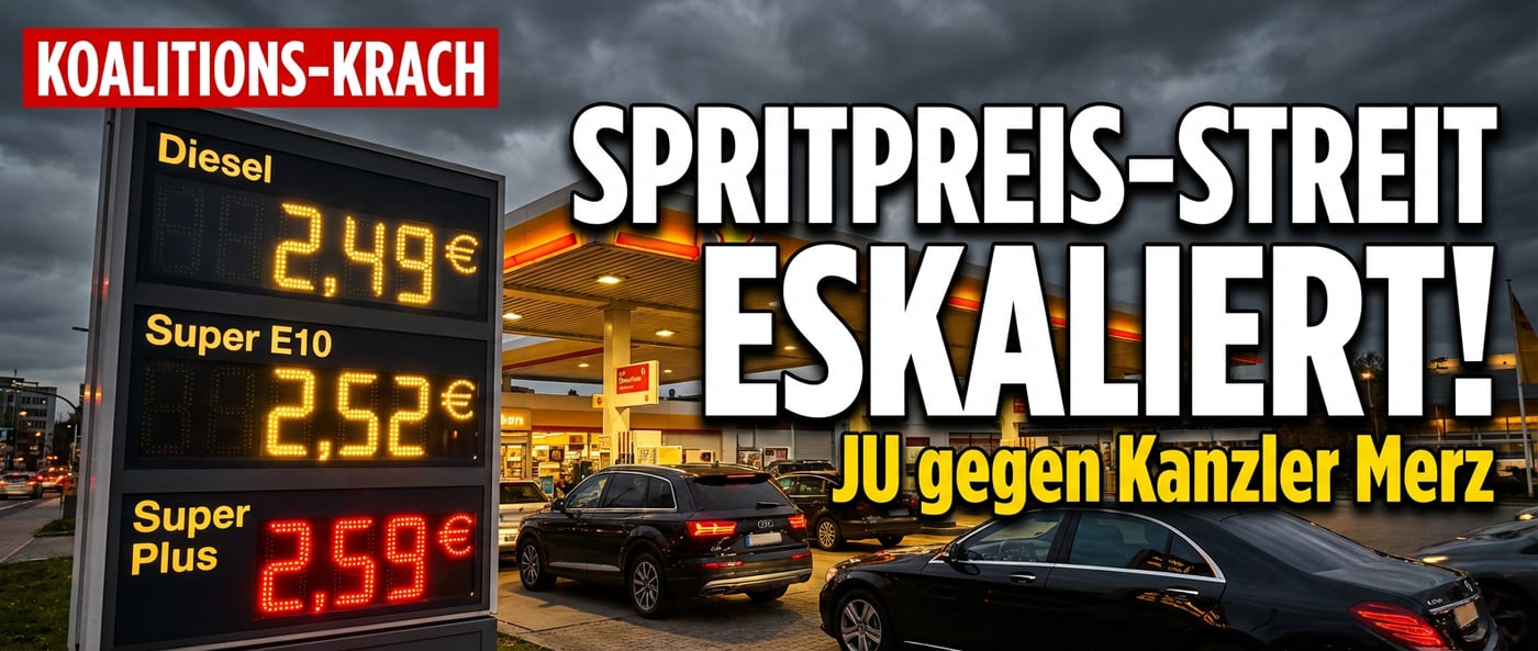 Koalitionskrach um Spritpreise: JU-Chef Winkel stellt sich gegen den eigenen Kanzler