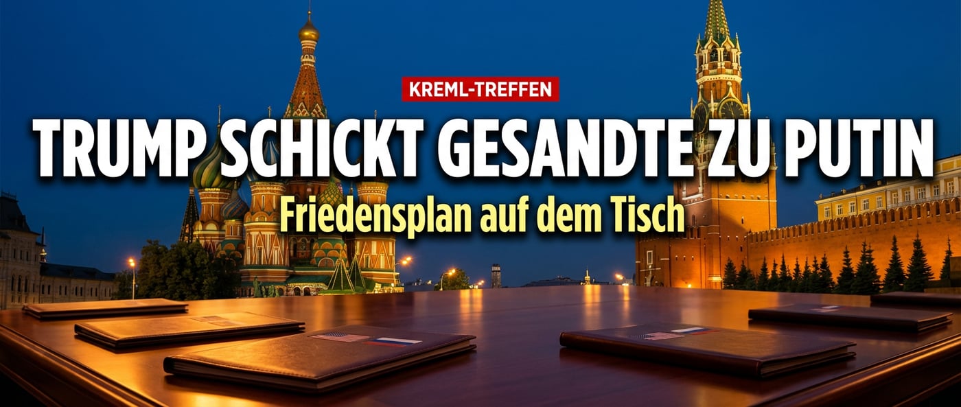 Kreml-Treffen: Trump schickt Kushner und Witkoff zu Putin – Friedensverhandlungen nehmen Fahrt auf